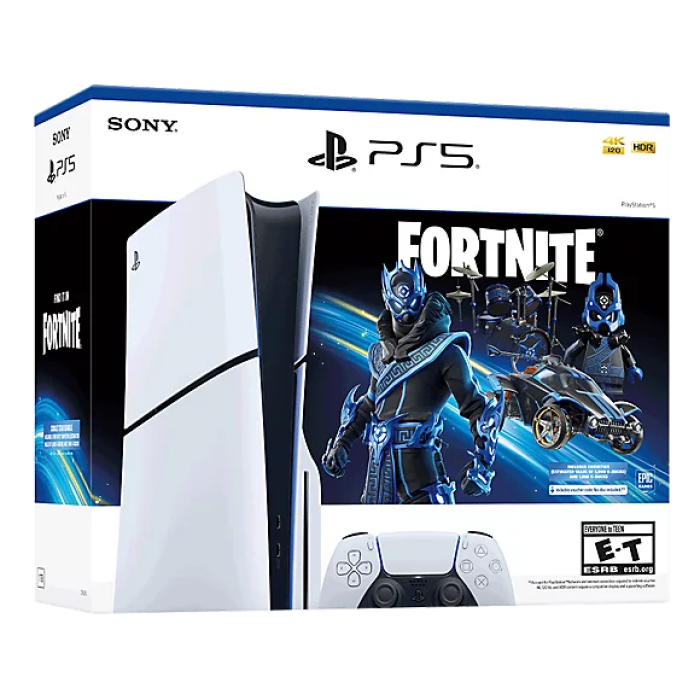 Playstation 5 Console Slim CD Version White D Chassis FORTNITE COBALT STAR VCH