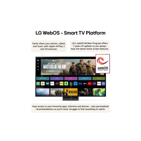 ტელევიზორი LG 55" (139cm) 4K Smart TV 2024 (55QNED80T6A)