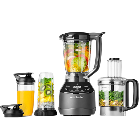 NutriBullet NBF580B ბლენდერი – 1500W, 1.8 ლ, 3-დან 1-ში დიზაინი, სმარტ პროგრამებით NutriBullet NBF580B ბლენდერი – 1500W, 1.8 ლ, 3-დან 1-ში დიზაინი, სმარტ პროგრამებით