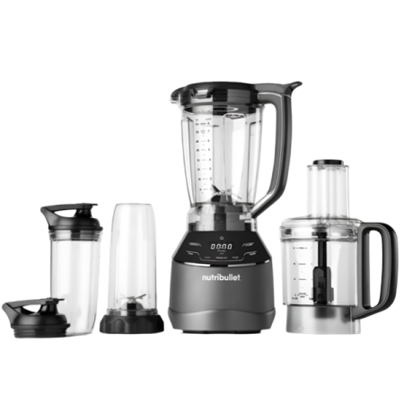 NutriBullet NBF580B ბლენდერი – 1500W, 1.8 ლ, 3-დან 1-ში დიზაინი, სმარტ პროგრამებით