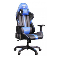 E-Blue Cobra Gaming Chair (EEC412BBAA-IA) – გეიმინგ სავარძელი, შავი/ლურჯი, 150 კგ-მდე დატვირთვა, 90°–180° საზურგის რეგულირება