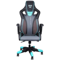 E-Blue EEC313BLAA-IA Gaming Chair – გეიმინგ სავარძელი, ლურჯი/ნაცრისფერი, 150 კგ-მდე დატვირთვა, 80°–135° საზურგის რეგულირება