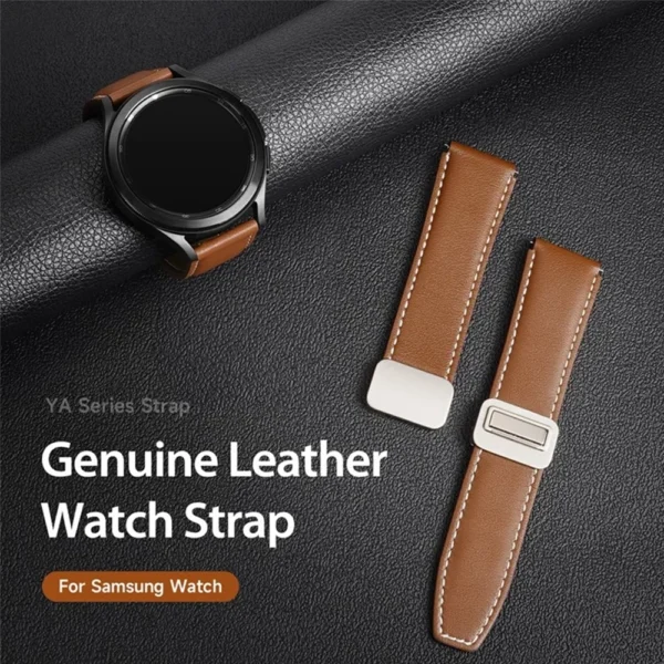 Dux Ducis YA Series Genuine Cow Leather Watch Band – დახვეწილი და კომფორტული დიზაინი allmart.ge-ზე.