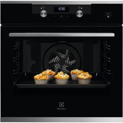 Electrolux KODEH70X / 2990W / 72L / SteamBake / AquaClean / A / Stainless Steel & Black - მსხვილი საყოფაცხოვრებო ტექნიკა, ჩასაშენებელი ტექნიკა