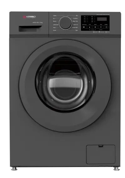 HFW710S 7 KG 1000 RPM 85x60x48 Rotary Knob Touch Display Silver - მსხვილი საყოფაცხოვრებო ტექნიკა, სარეცხი მანქანა
