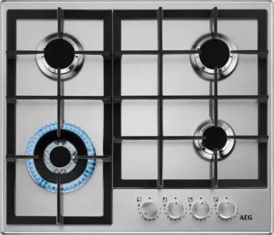 AEG HGB64420SM / 4Gas/ 60cm / Stainless steel - მსხვილი საყოფაცხოვრებო ტექნიკა, ჩასაშენებელი ტექნიკა
