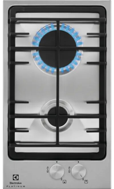 Electrolux EGG3322NVX / Gas-Domino / 30cm / Stainless Steel - მსხვილი საყოფაცხოვრებო ტექნიკა, ჩასაშენებელი ტექნიკა