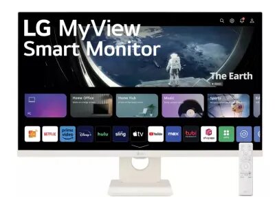 LG 27â€ Smart Monitor 27SR50F-W.AMA black - კომპიუტერები & აქსესუარები, მონიტორი