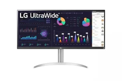 LG 34" 34WQ650-W.AMA Curved UltraWide - კომპიუტერები & აქსესუარები, მონიტორი