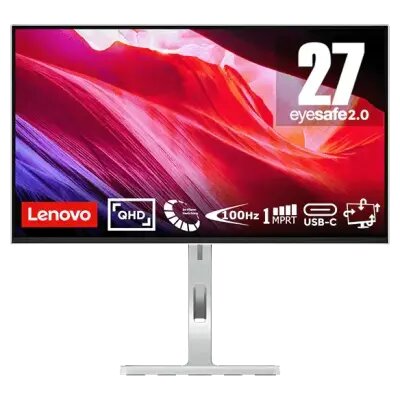 Lenovo L27h-4A 27"  (67C0UAC6EU) - Cloud Grey - კომპიუტერები & აქსესუარები, მონიტორი