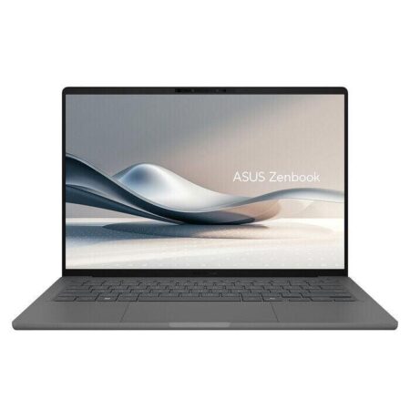 Zenbook A14  14'' WUXGA  OLED SnapdragonÂ® X Elite X1E 78 100  3.4GHz  32GB 1TB SSD Adreno iGPU  WIN 11 HOME  GREY - კომპიუტერები & აქსესუარები, ნოუთბუქი