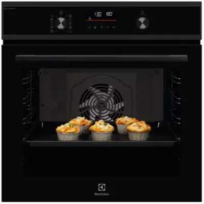 Electrolux EOD6F77H / 3490W / 72L / SteamBake / FoodSensor / 1 Plate Catalytic / A+ / Pure Black - მსხვილი საყოფაცხოვრებო ტექნიკა, ჩასაშენებელი ტექნიკა