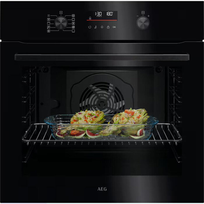 AEG NBU5P41SK / 3490W / 72L / Pyrolytic Clean / A++ / Black - მსხვილი საყოფაცხოვრებო ტექნიკა, ჩასაშენებელი ტექნიკა
