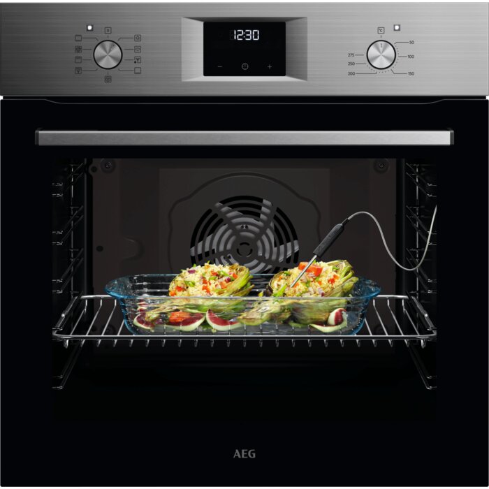 AEG OA5CB31SM / 2990W / 72L / SteamBake / Food Sensor / Catalytic Partial&Aqua Clean / A / Stainless Steel & Black - მსხვილი საყოფაცხოვრებო ტექნიკა, ჩასაშენებელი ტექნიკა